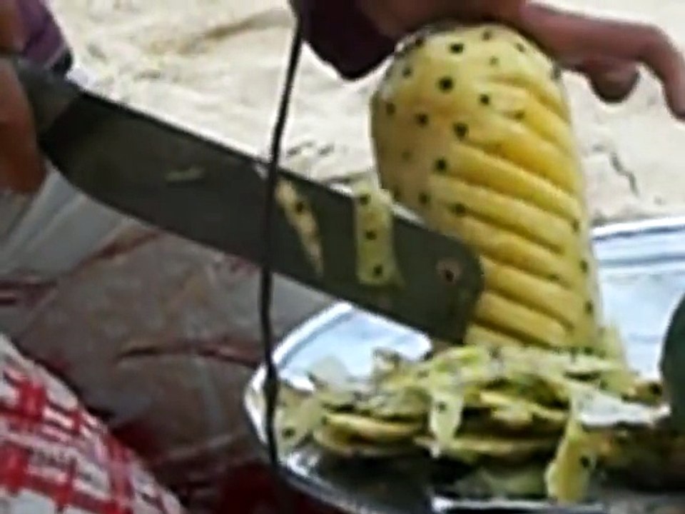 Peeling a Pineapple