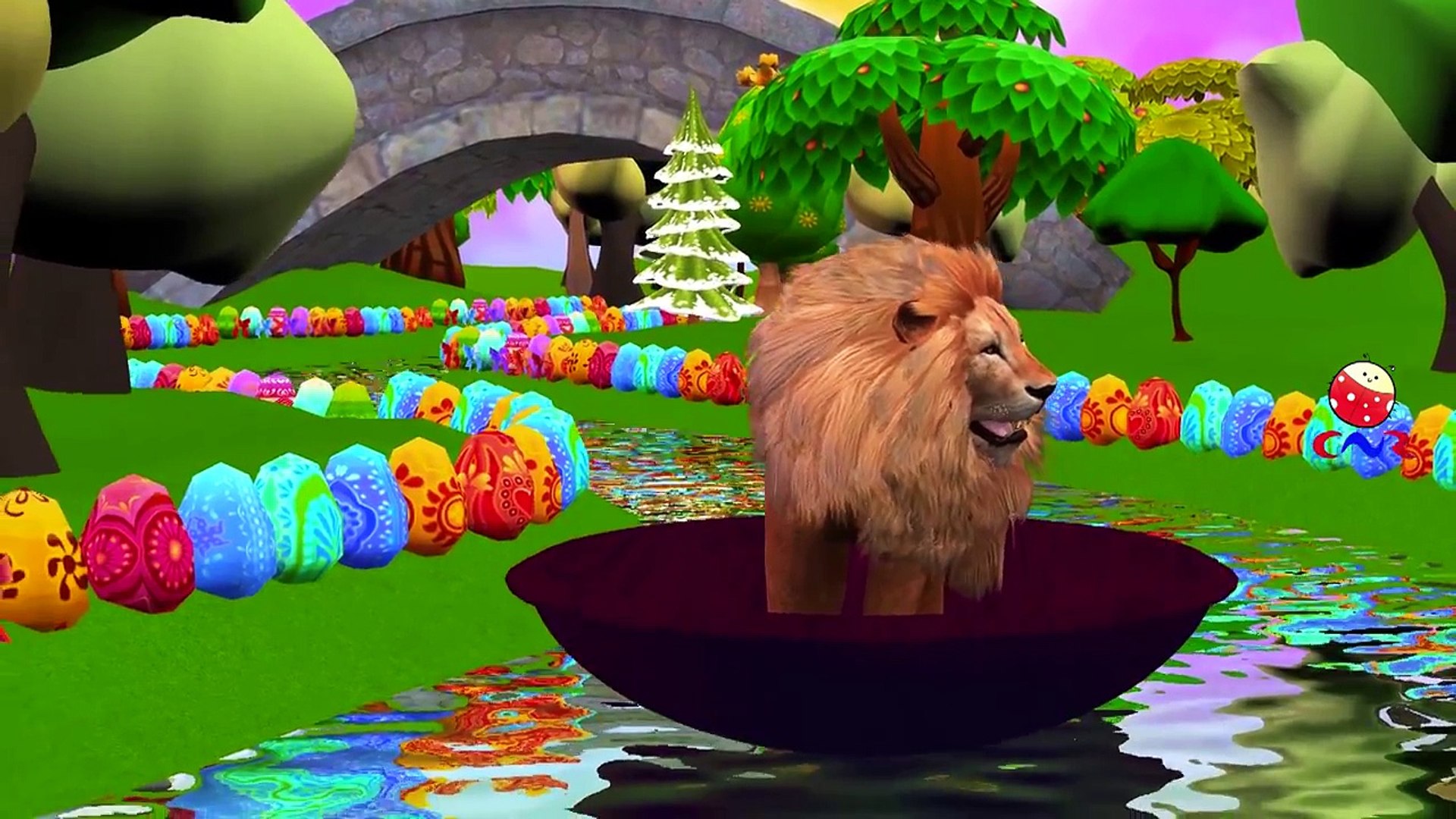 ⁣Cartoon Nursery Rhymes Row Row Your Boat || Popular Nursery Nursery Rhymes For Kids