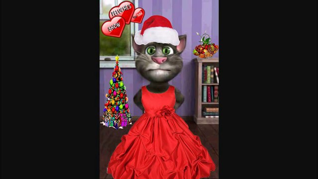 Gato Tom cantando villancicos feliz navidad canción infantil para niños con letra [HD]