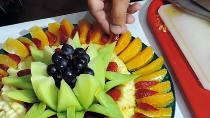 How you make a simple fruit center By J.Pereira Art Carving Fruits and Vegetables