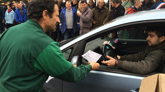 Crise agricole : opération casse-croûte français