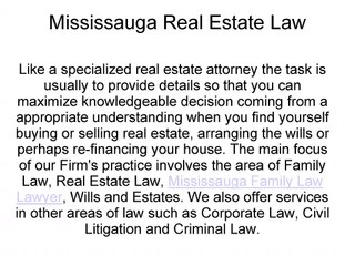 Mississauga Family Law Lawye