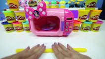 Pretend Play Doh Cooking with Minnie Mouse Marvelous Microwave Playset Play Doh Desserts &