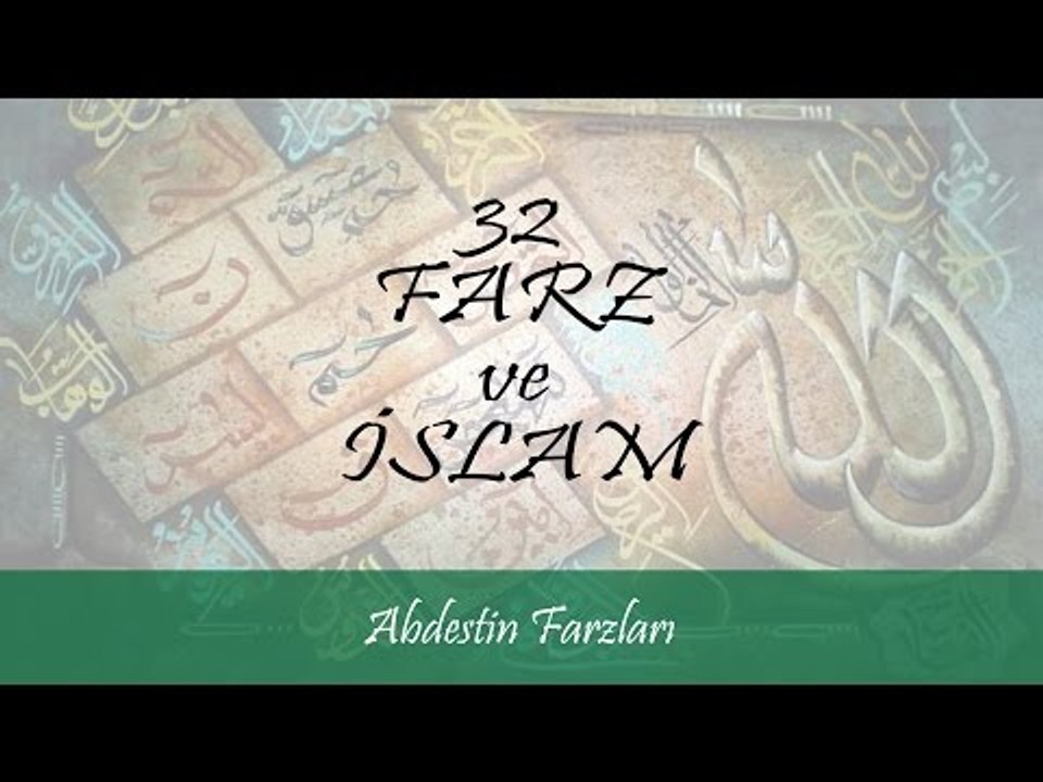Abdestin Farzları