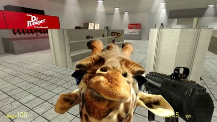 Gmod Prop Hunt Funny Moments 8 - Talking Giraffe, Hes a Wiener, Sneaky Snake, Banana Peel DEATH!