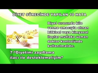 Diyet Sürecinde Yapılan 10 Hata