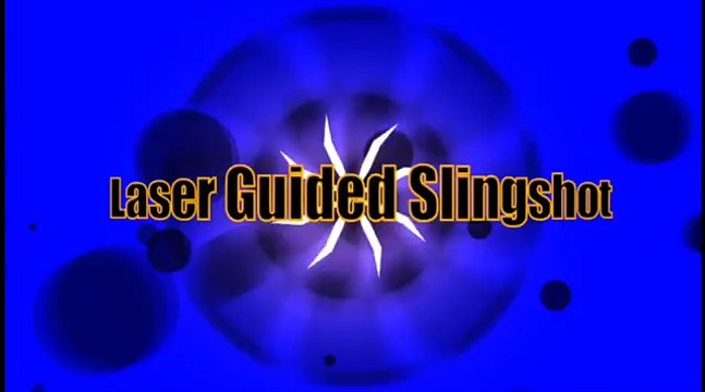 Amazing Lasers! - Laser Guided Slingshot!
