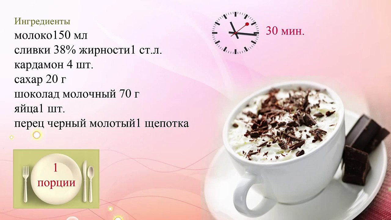 Горячий шоколад по-венски