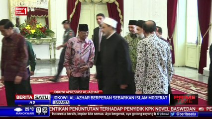 Presiden Jokowi Bertemu Pemimpin Al-Azhar Kairo