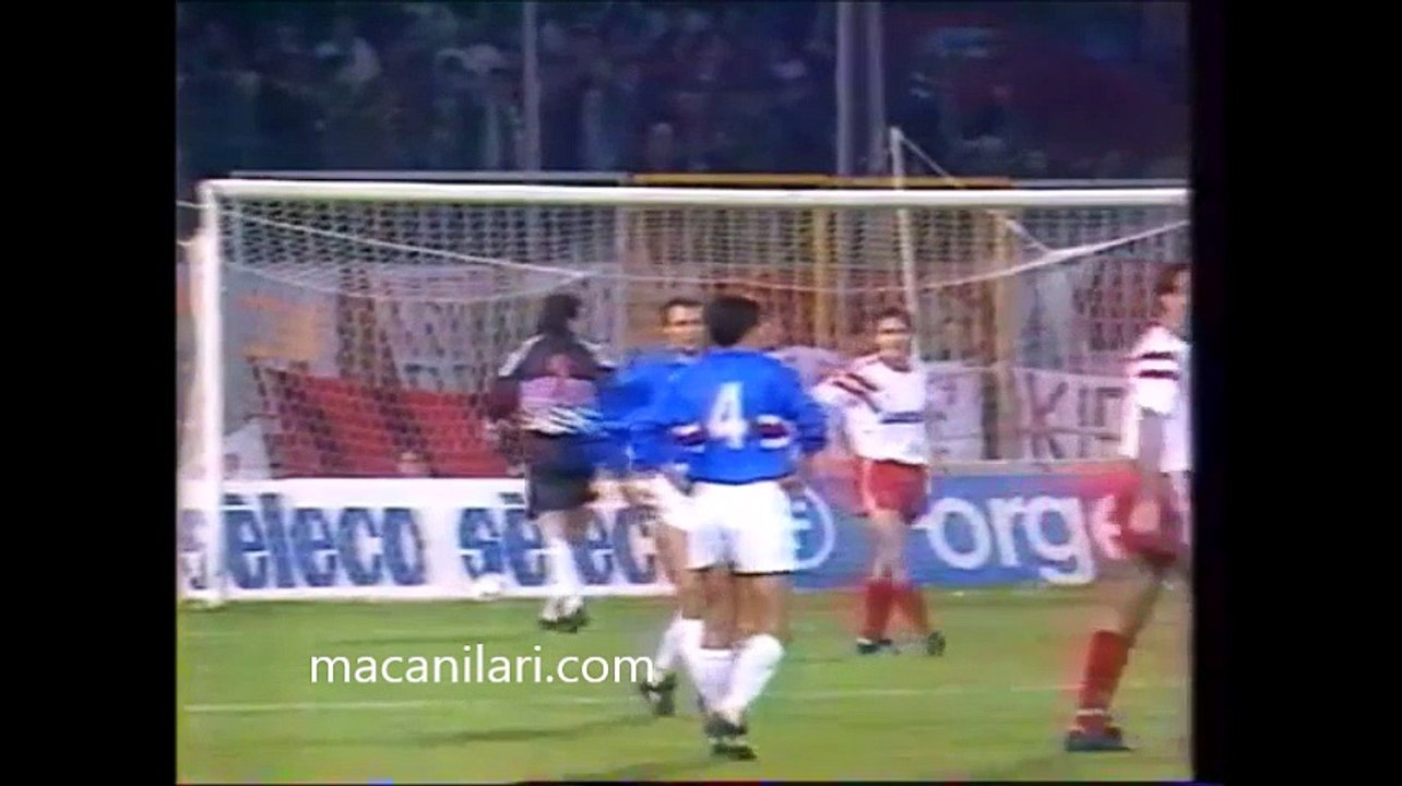06.11.1991 - 1991-1992 European Champion Clubs' Cup 2nd Round 2nd Leg UC Sampdoria 3-1 Budapest Honved SE