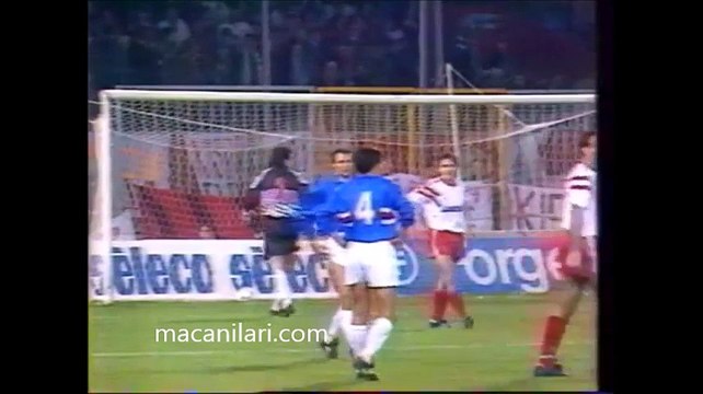 06.11.1991 - 1991-1992 European Champion Clubs' Cup 2nd Round 2nd Leg UC Sampdoria 3-1 Budapest Honved SE