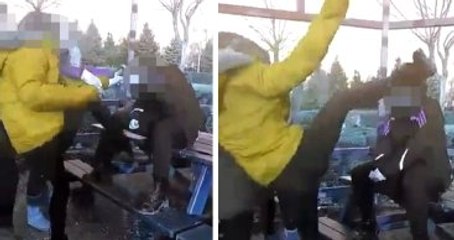 İnegöl'de Kız Öğrencilerin Uçan Tekmeli Kavgasında 4 Kişi Gözaltında