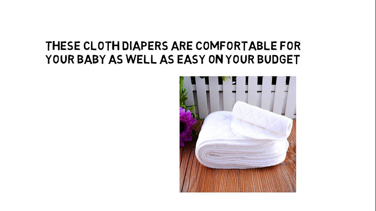 10 piece Reusable & Easy Use Cloth Diapers | New Deal Sales