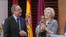 El Real Madrid campeón de Copa es recibido por la alcaldesa Carmena