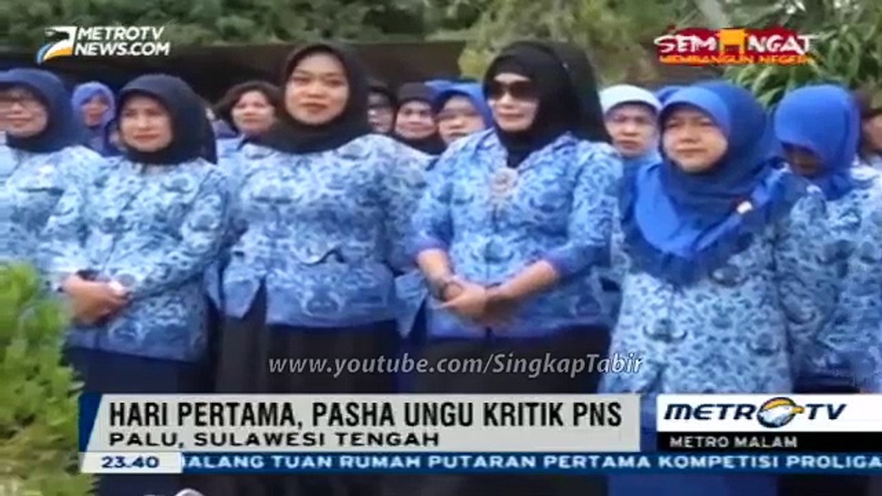 Pasha UNGU Berang, Diketawain Ribuan PNS Palu karena Salah Pimpin Upacara