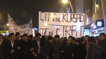 Erzurum'da Şehitler İçin Yürüyüş