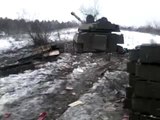 САУ сил АТО вдет огонь по ДНР - SPG Ukrainian forces firing