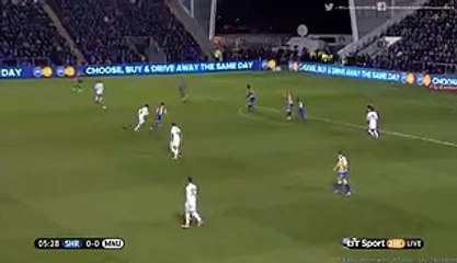 Memphis Depay Super Chance - Shrewsbury v. Manchester United (FA Cup) 22.02.2016 HD