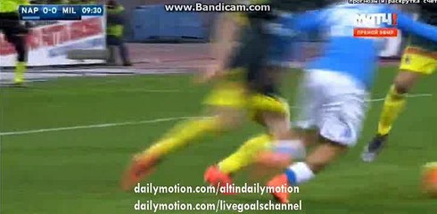 Giacomo Bonaventura Crazy Nutmeg vs Hysaj - SSC Napoli vs AC Milan - Serie A - 22.02.2016