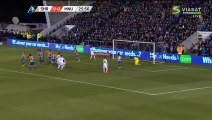 Memphis Depay Free-Kick Hits Anthony Martial Face - Shrewsbury v. Manchester United 22.02.2016 HD