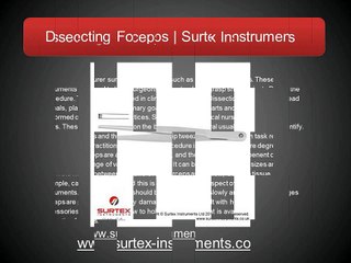 Dissecting Forceps - Adson Forceps