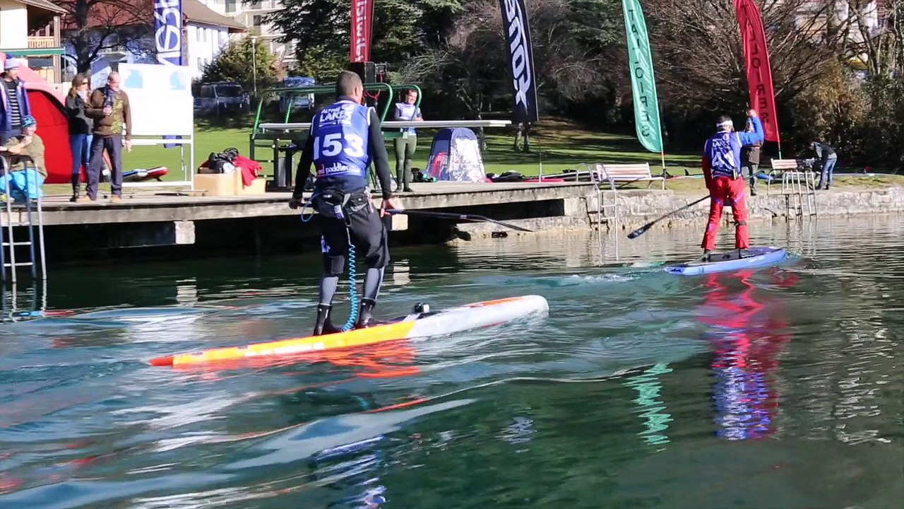 GlaGla race la course de stand up paddle en plein hiver