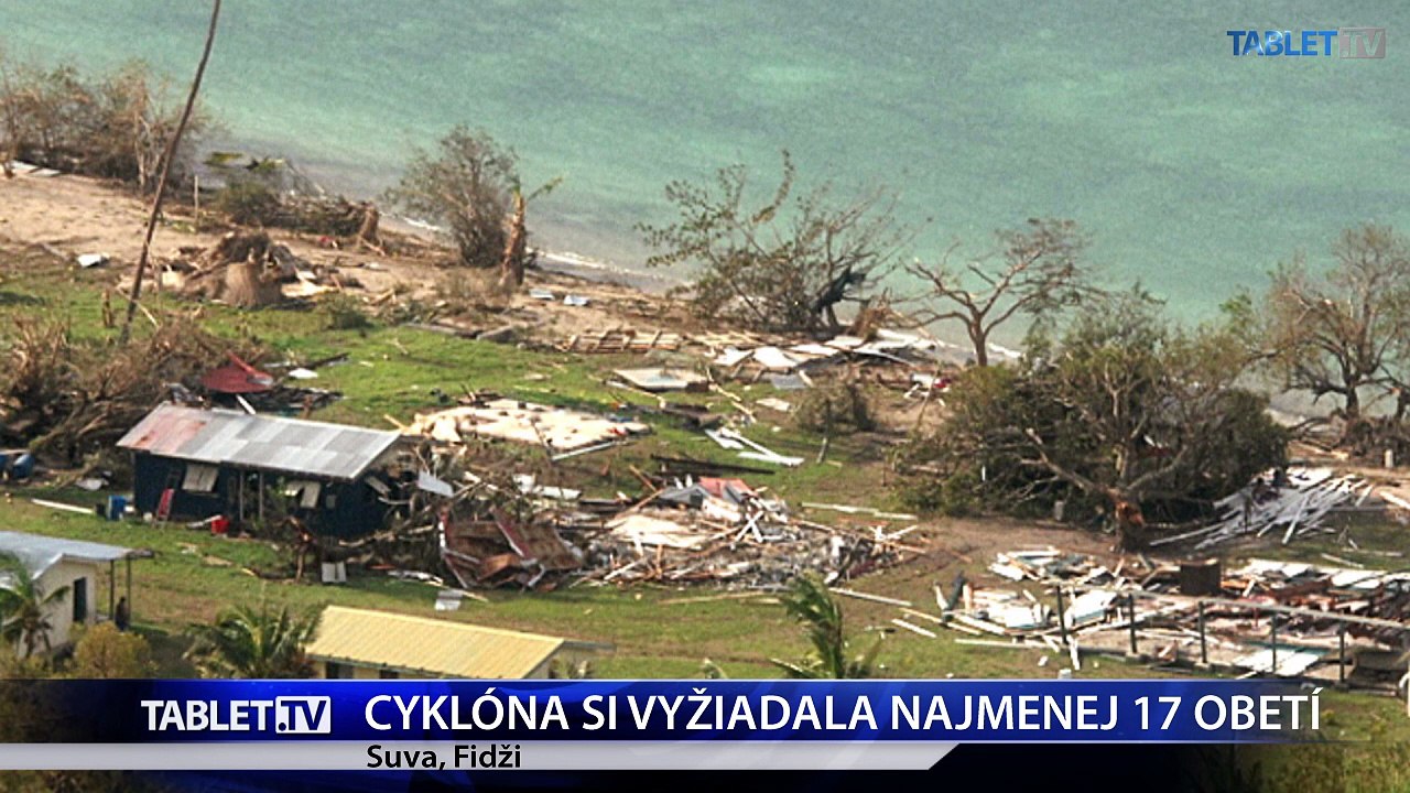 Fidži: Počet obetí tropickej búrky Winston stúpol na najmenej 17