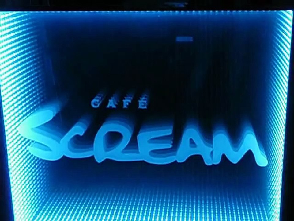 Infinity mirror for SCREAM LIGHTING BAR CAFE LOUNGE