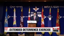 S. Korea, U.S. to hold extended deterrence exercise against N. Korean nukes, WMD
