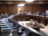 CHIEF MINISTER SINDH CHAIRS ON .MEETING SINDH CABINET (22-02-2016)