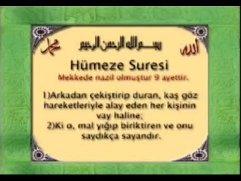 Namaz Sureleri ve Mealleri Kur'an Öğreniyorum