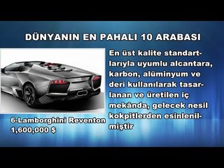 Dünyanın En Pahalı 10 Arabası