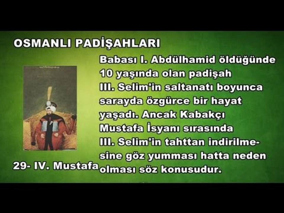29 - IV. Mustafa