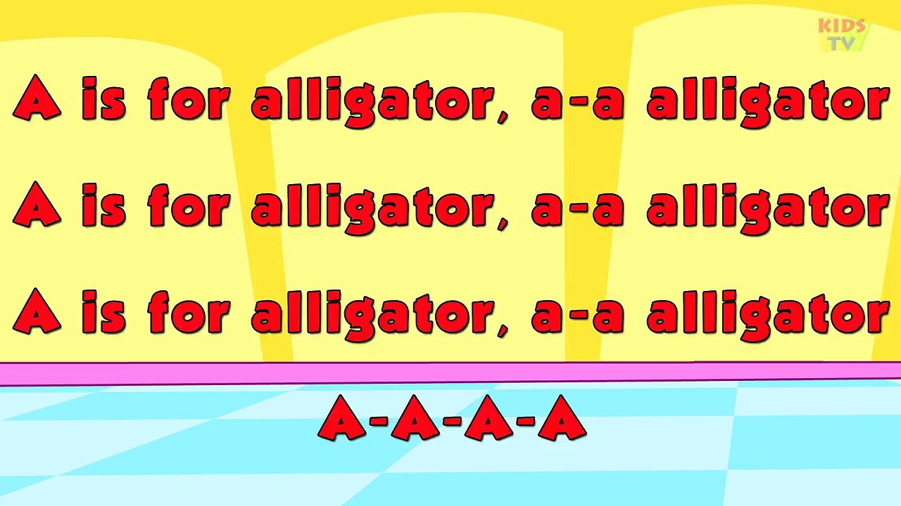 Karaoke Rhymes - Phonics Letter A