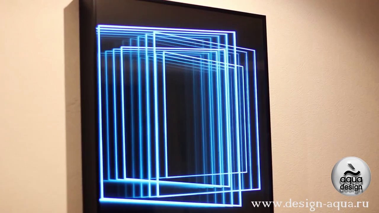Бесконечное зеркало на стене - Infinity Mirror -