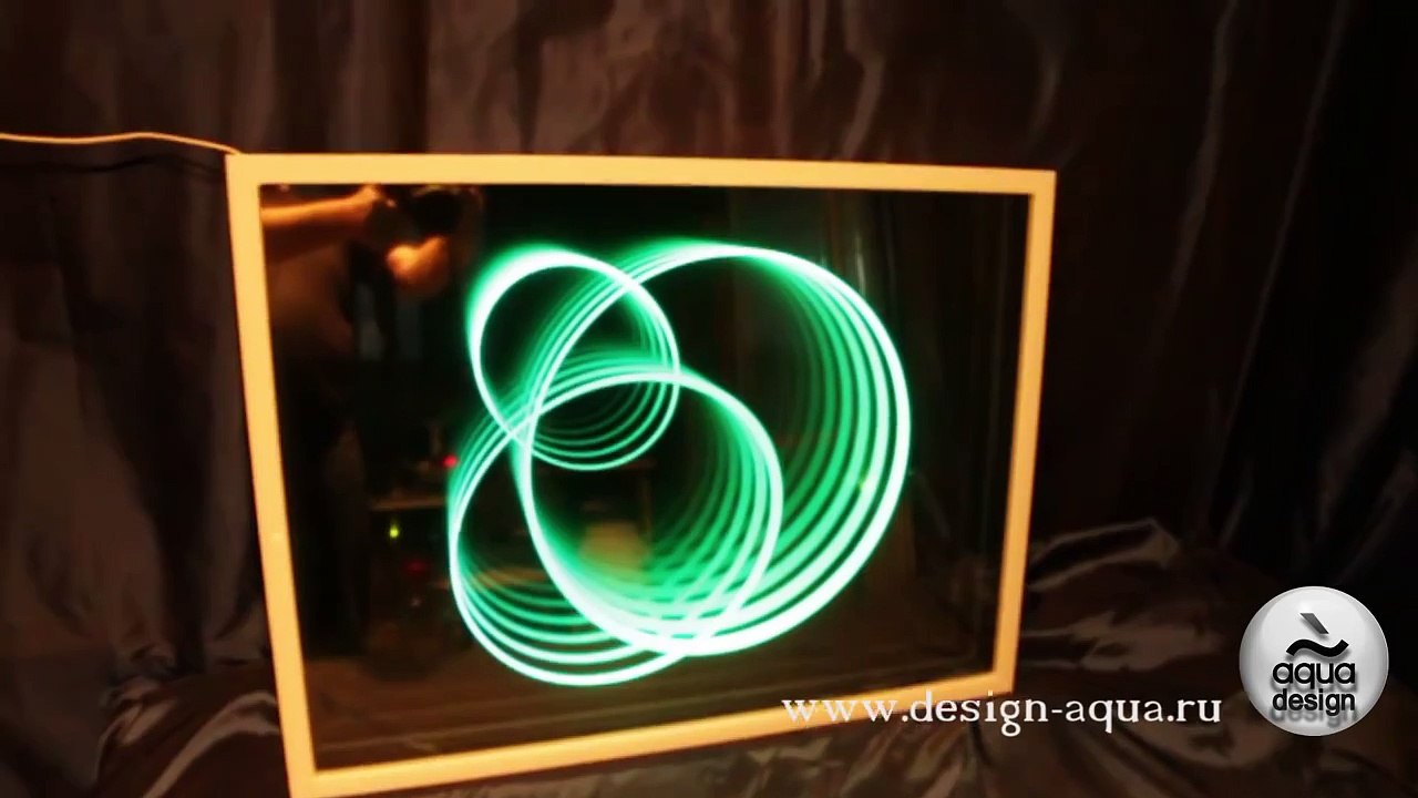 Эффектное Зеркало с 3D эффектом бесконечности Infinity 005