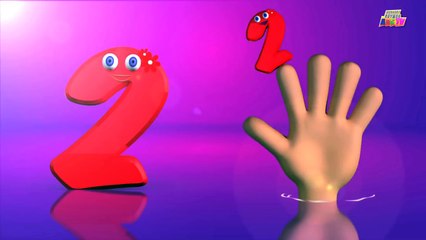 Finger Family Numbers | Nursery Rhymes For Kids
