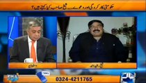 Sheikh Rasheed challenge Arif Nizami in live show regarding his article on LNG deal prices