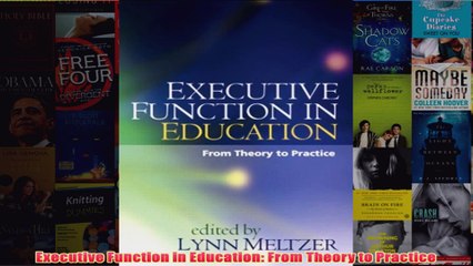 Download PDF  Executive Function in Education From Theory to Practice FULL FREE