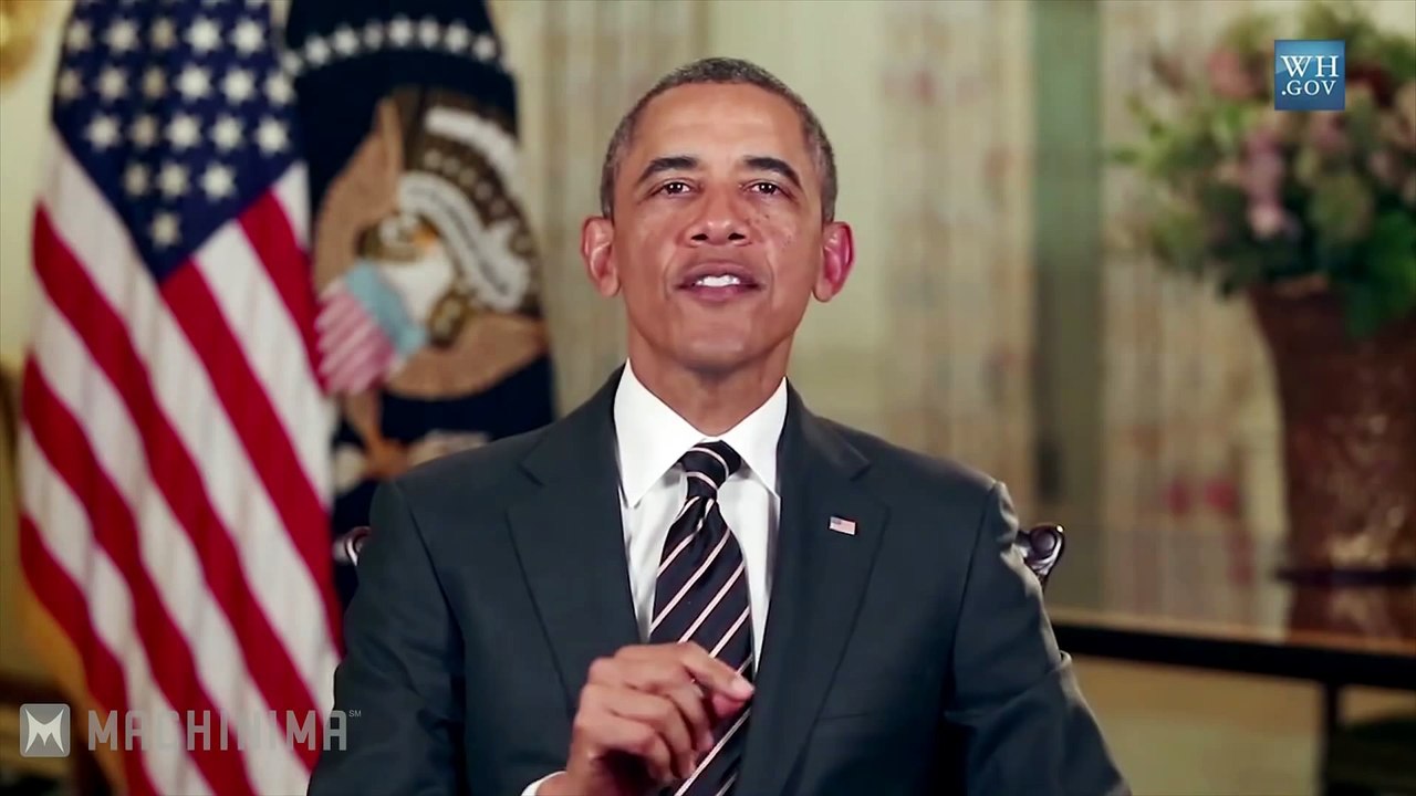 Obama Plays COD  Ghosts on Live (2)