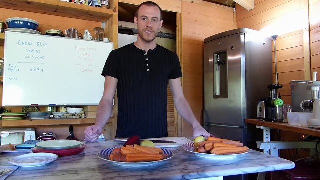 Comparatif quantité de jus Omega 8224 VS Petra FG 20.07