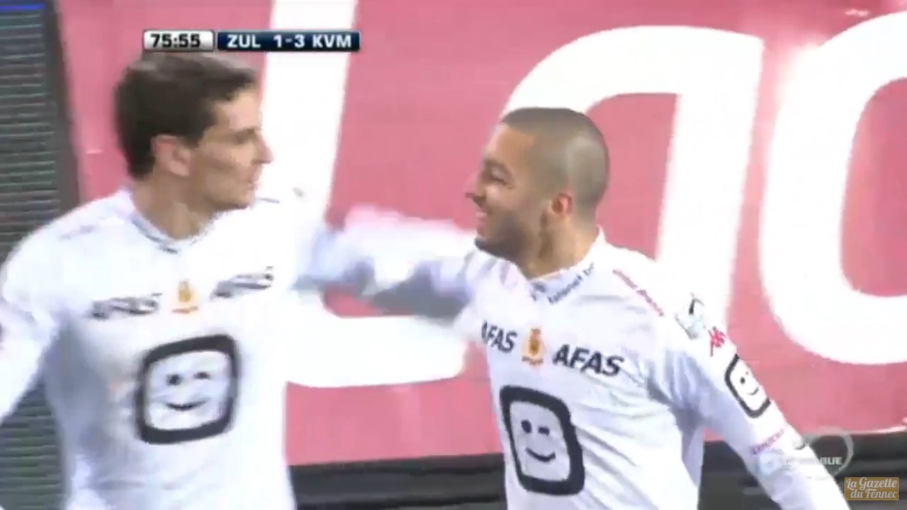 But de Sofiane Hanni contre Zulte Waregem
