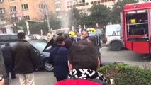 PA KOMENT - Tiranë, automjeti merr flakë në ecje te 