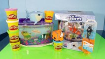 Play Doh Lets Decorate A Fishtank   Hex Bug Aquabot Kid Toys By Disney Cars Toy Club Play Dough