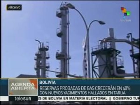 Bolivia: nuevo yacimiento de Tarija hará crecer en 40% reservas de gas
