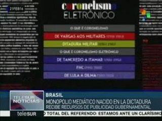 Brasileños debaten sobre la hegemonía de los medios de comunicación