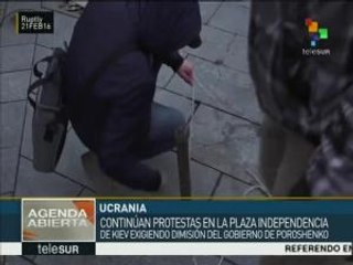 Ucranianos piden la renuncia del presidente Poroshenko