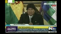 Evo Morales pide esperar con serenidad los resultados oficiales del referendo