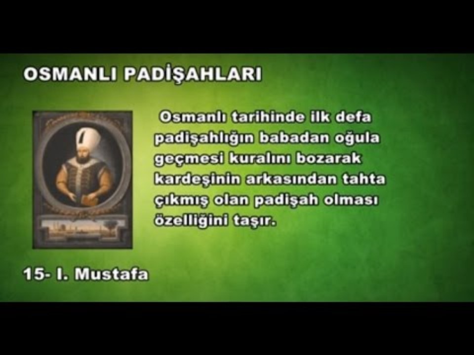 15 - I. Mustafa
