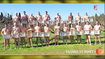 Gard : pour défendre les arboriculteurs français, des salariés posent nus